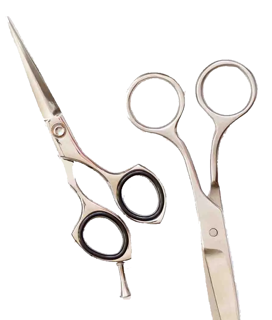Sabrinas Hair Atelier – Haarschnitt – Friseurutensilien auf weißem Hintergrund